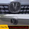 For Changan CS35 Plus CS55 Plus CS75 Plus Car Steering Wheel Logo Front Machine Logo Tail Door Logo Car Wheel Logo Cover Garnish