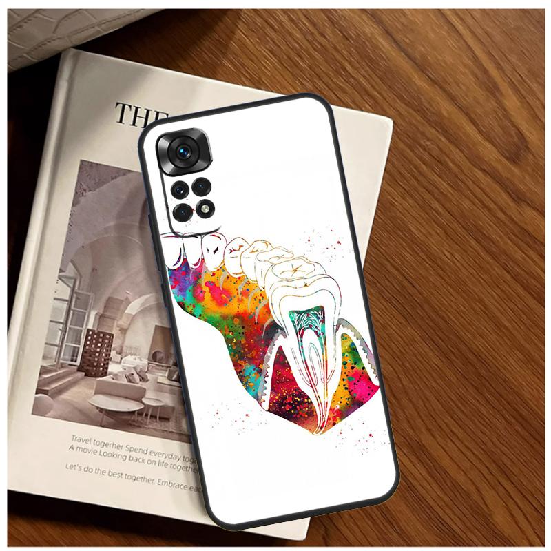 The Dentist Tooth Case For Xiaomi Redmi Note 14 9 10 11 12 13 15 Pro Plus Cover For Redmi 15 C 14C 12C 10C 13C
