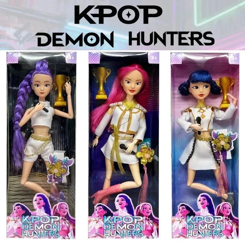 Demon Hunters Live-Action Kpop Figure Toy. Rumi Mira Zoey Mira. Theme Song Of. Colorful Lights Birth Date Gifts Designed For Girls