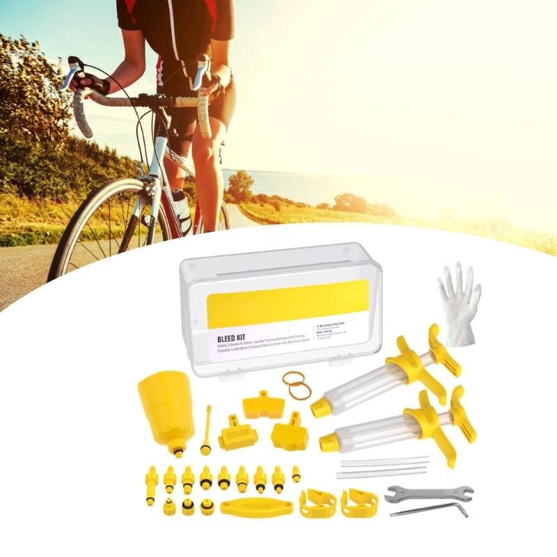 Fahrrad Bremsenentlüftungssets Hydraulische Scheibenbremse Entlüftungswerkzeug Rennrad Hydraulische Scheibenbremse Ölentlüftungssets Einfach zu bedienen