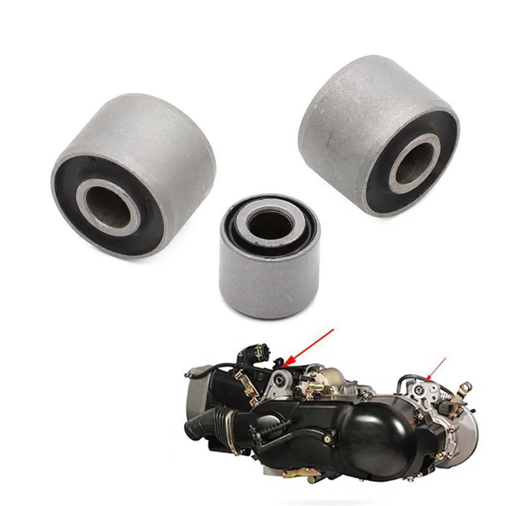 3ks Pouzdra motoru Pouzdra motoru + Pouzdro tlumiče pro GY6 125cc 150cc