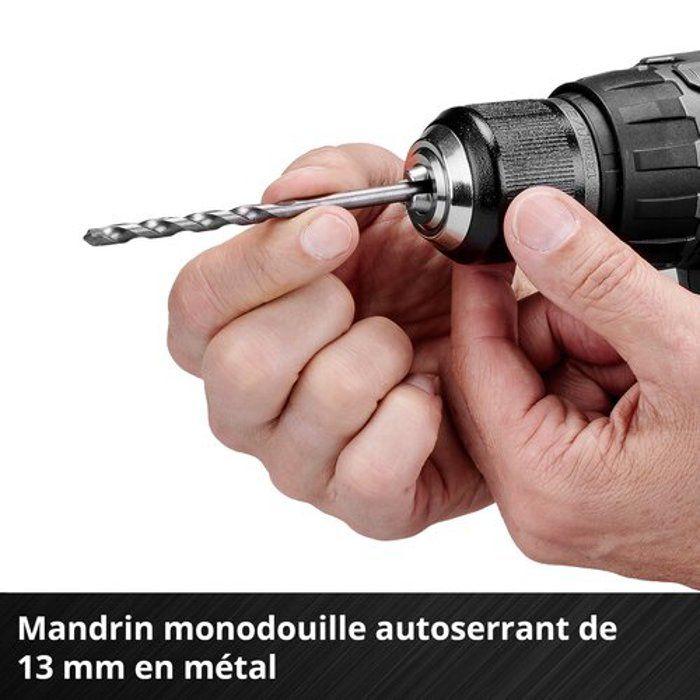 Einhell professional perceuse visseuse à percussion sans fil tp-cd 18/60 li-i bl-solo pxc (18v) livré sans batterie et chargeur