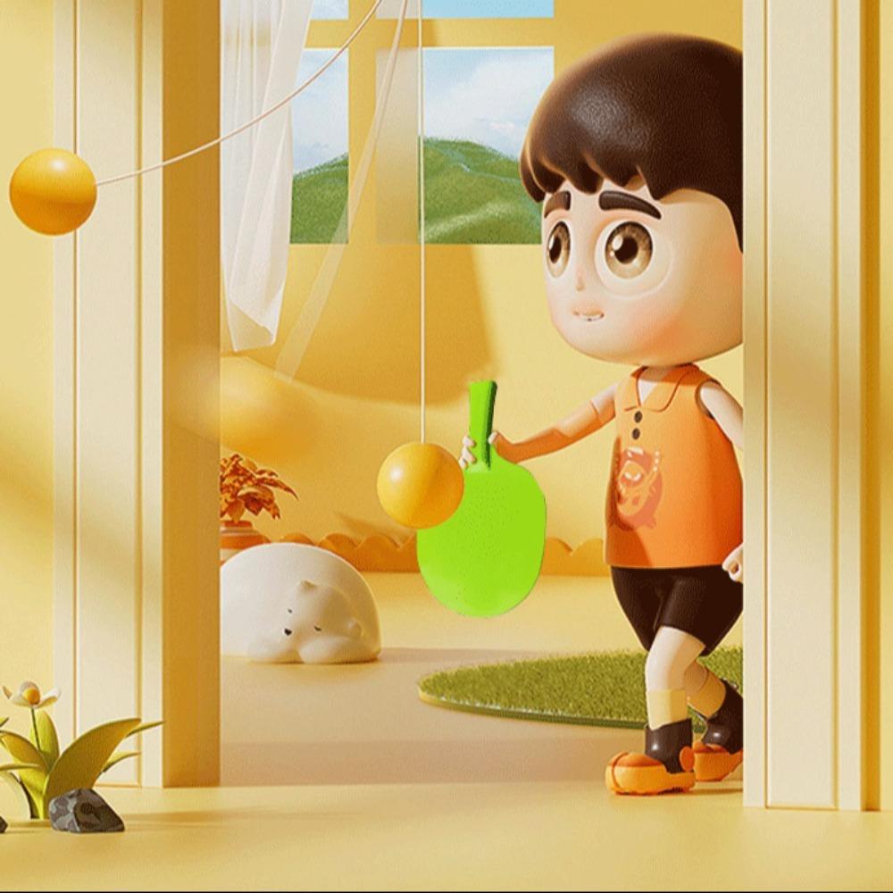 Hanging Table Tennis Trainer Self-Training Frog Sports Toy For Kids & Adult