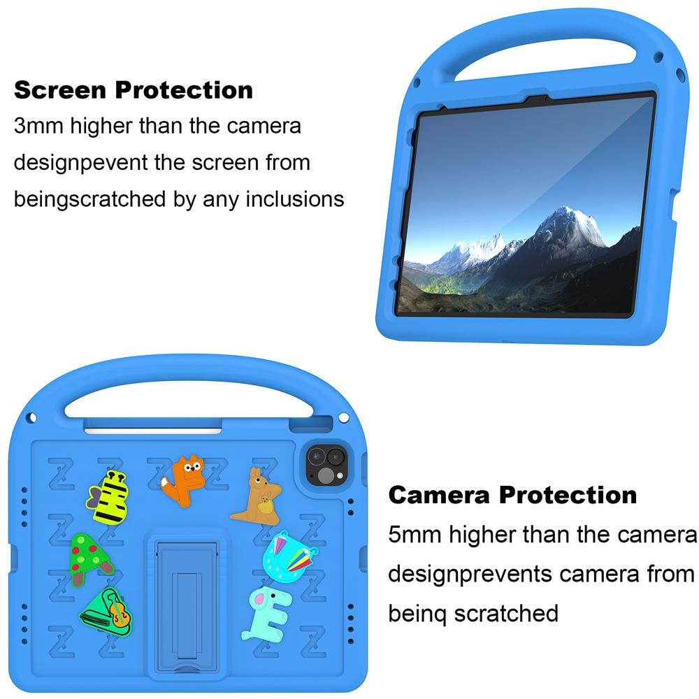 Pro Apple iPad Air 4 5 4. 5. generace 10,9 palce 2020 2022 A2325 A2316 A2588 Pouzdro Bezpečné pro děti Kreslené písmeno Přenosné EVA pěna Nárazuvzdorný Stojan Kryt na tablet