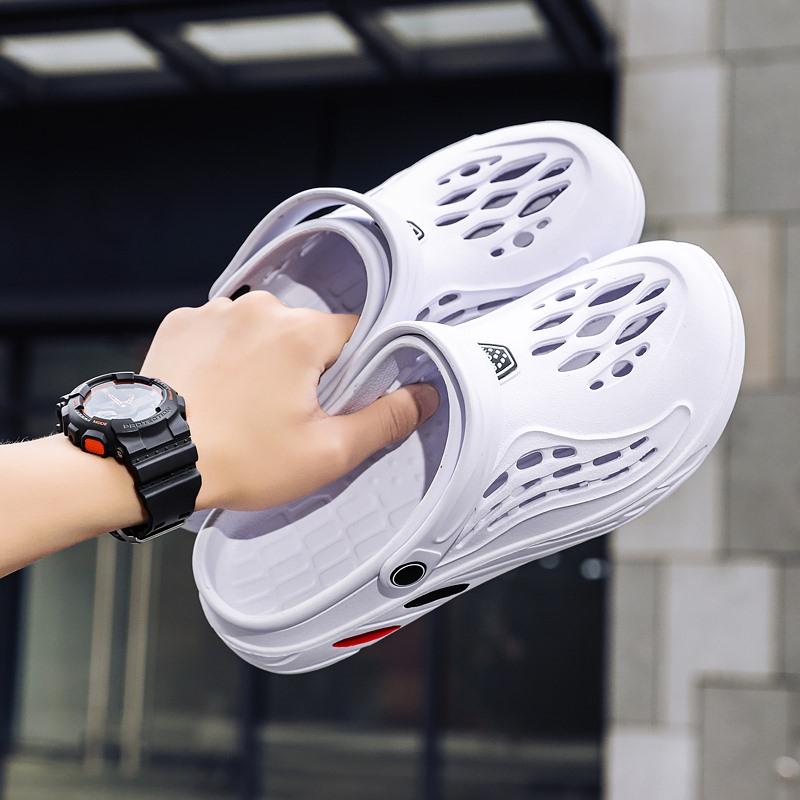 New Soft Sole Slippers Thick Platform Sandals Indoor Outdoor Womens Sandals Beach Shoes for Men EVA Non Slip Flip Flops