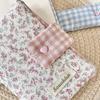 Korean Girly Heart Floral Book Cover for Journals & Diaries - Portable Pocket Size