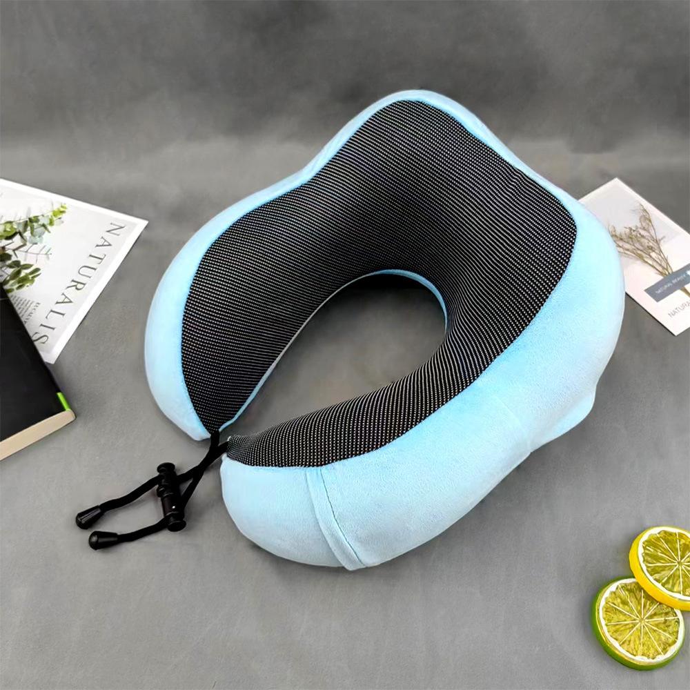 1 Stück U-förmiges Kissen, Nackenstützkissen, Spezielles Nackenkissen, Memory-Schaum, Reise-Schlafkissen U-Form für Flugzeugreisen