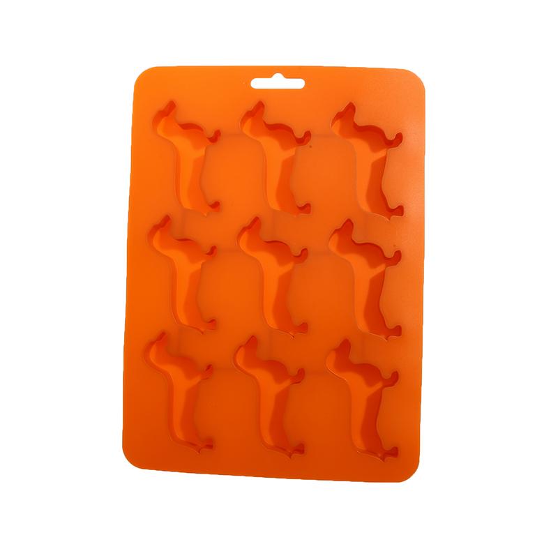 Cute Dachshund Dog Shaped Silicone Ice Cube Mold And Tray For Drink Ice Maker Candy Chocolate Biscuit Fondant Cupcake Cake Decor