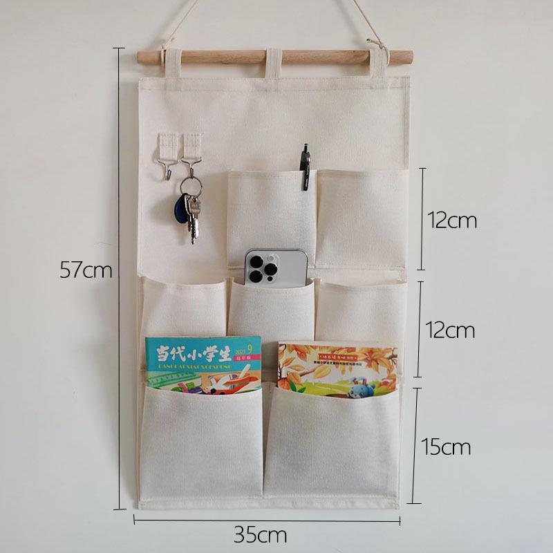 Wen'er Wandmontierte Mehrschichtige Hängeaufbewahrungstasche für Studentenwohnheime