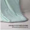 New Washable Ice Silk Summer Quilt Cooling Air Conditioner Blanket for Single & Double Beds