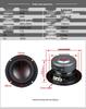 4-inch Long-Stroke High-Power Subwoofer: Soft, Elastic Bass Audiophile Speaker