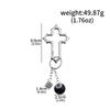 Fashionable Irregular Shape Dice Billiard Bag Pendant Metal Keychain - Hot Selling