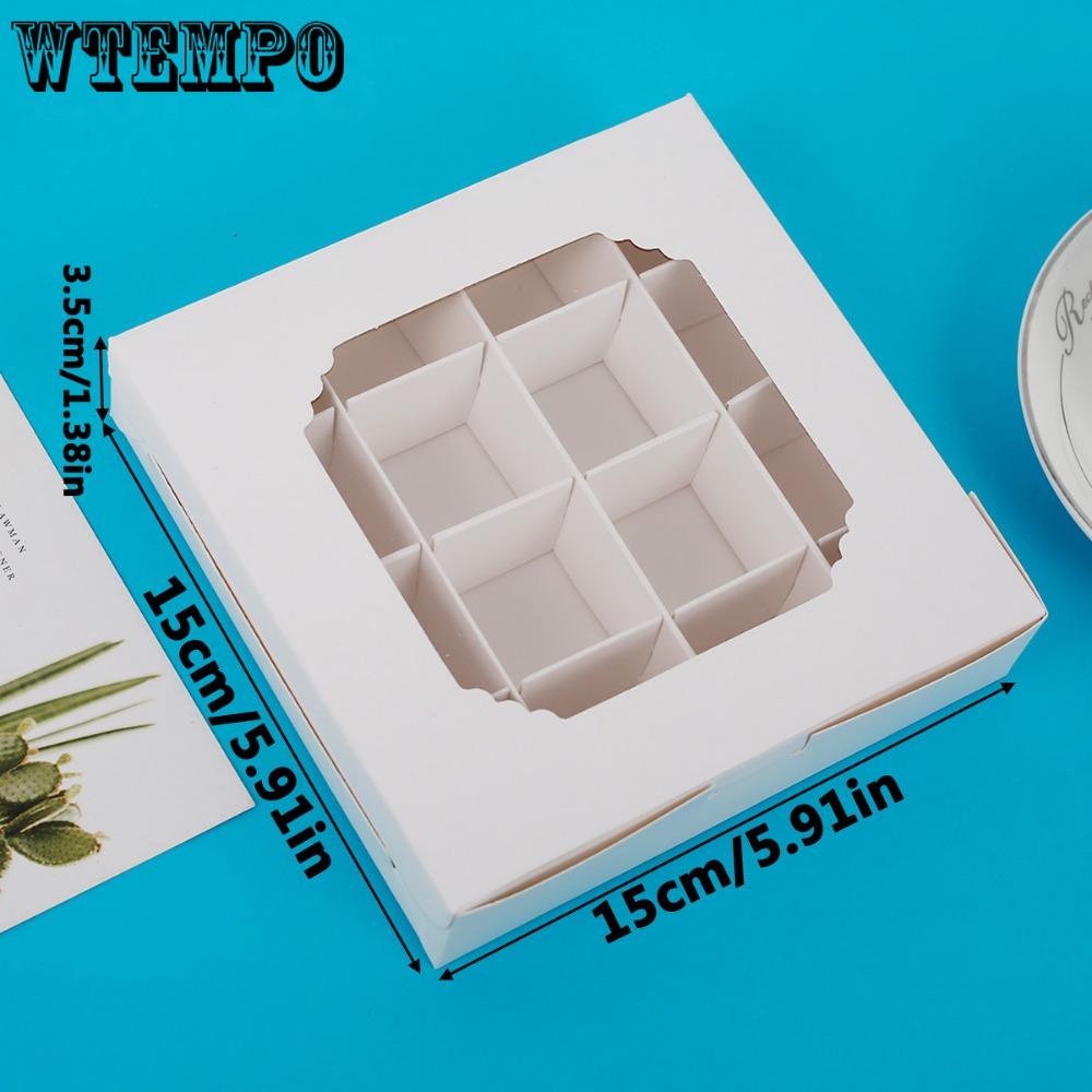 15pcs Gift Packing Box with Window Gift Boxes with 16-Compartments Divider and Quick Assemble Feature Display Case for Jewelry Storage Presentation