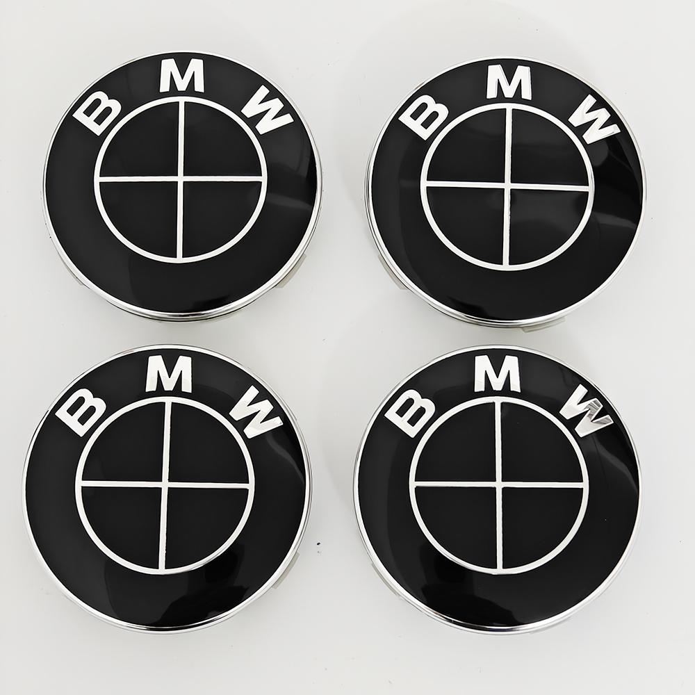 DSJW3 4pcs For BMW 50th E90 E60 F10 F20 G20 G30 E53 E85 E70 56mm 68mm Blue White Car Hub Cap Wheel Center Cap Emblem Badge Accessories