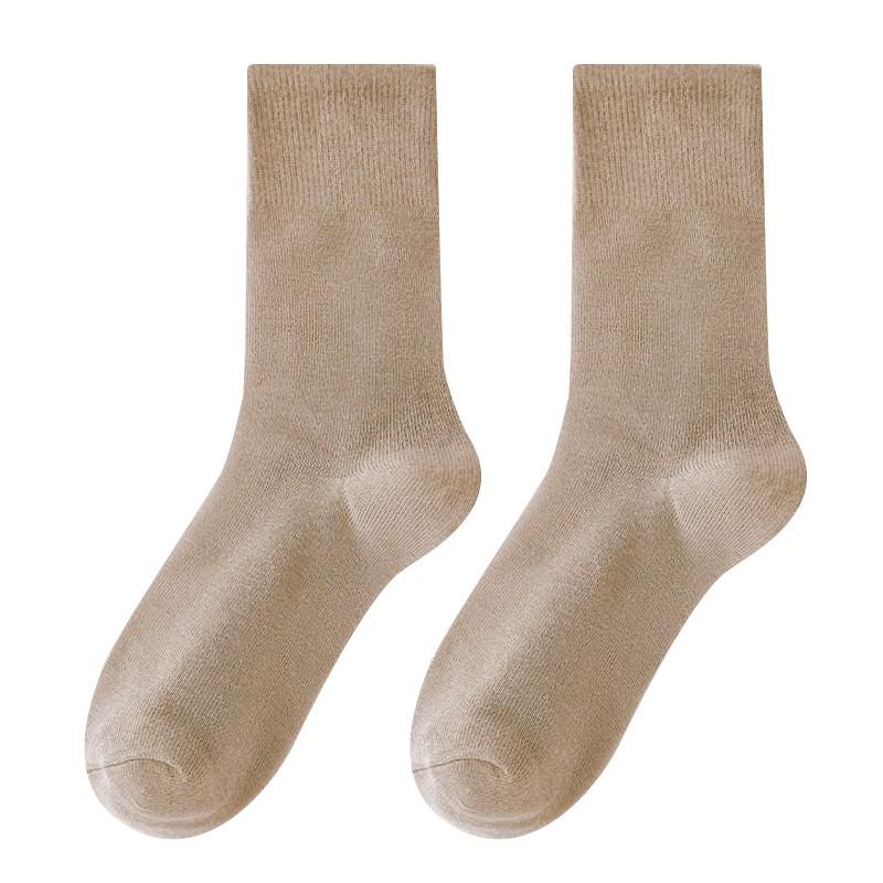 Wadenlange Socken aus Baumwollgarn für Damen – ohne Knochen, vielseitig für alle Jahreszeiten