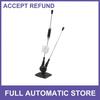 Universal Black Silver Tone Adjustable Decorative Antenna for Auto Vehicle