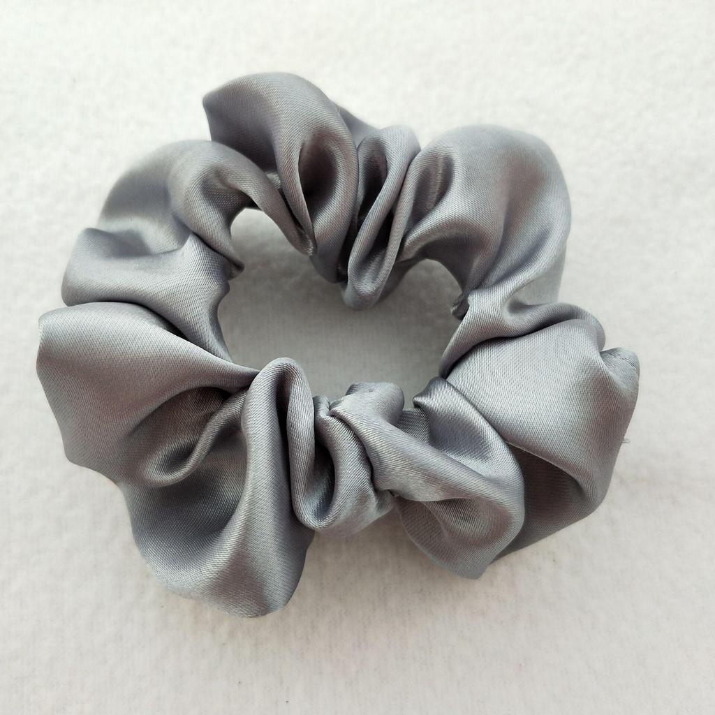 Satin Silk Hair Tie: High-End Women's Rubber Band for Elegant Buns