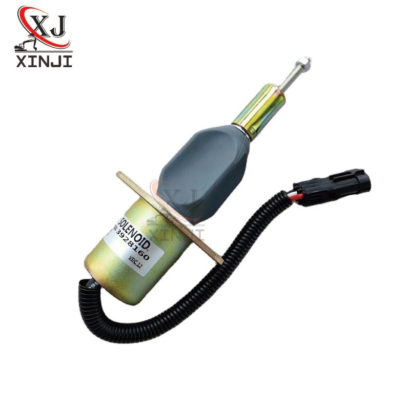 Elettrovalvola di arresto 24V 12V 3928161 Elettrovalvola elettronica per motore diesel per ricambi Cummins Elettrovalvola di interruzione