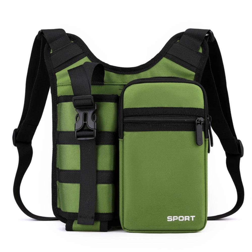 Multi-purpose Oxford Shoulder Bag Wear Resistant Riding Chest Bag Sport Crossbody Bag  Outdoor