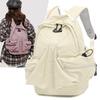 Schoolbag New Lightweight Design Sense Fashion Large Capacity Casual Backpack Women's Simple Autumn Outing Spring and Autumn Portable Backpack