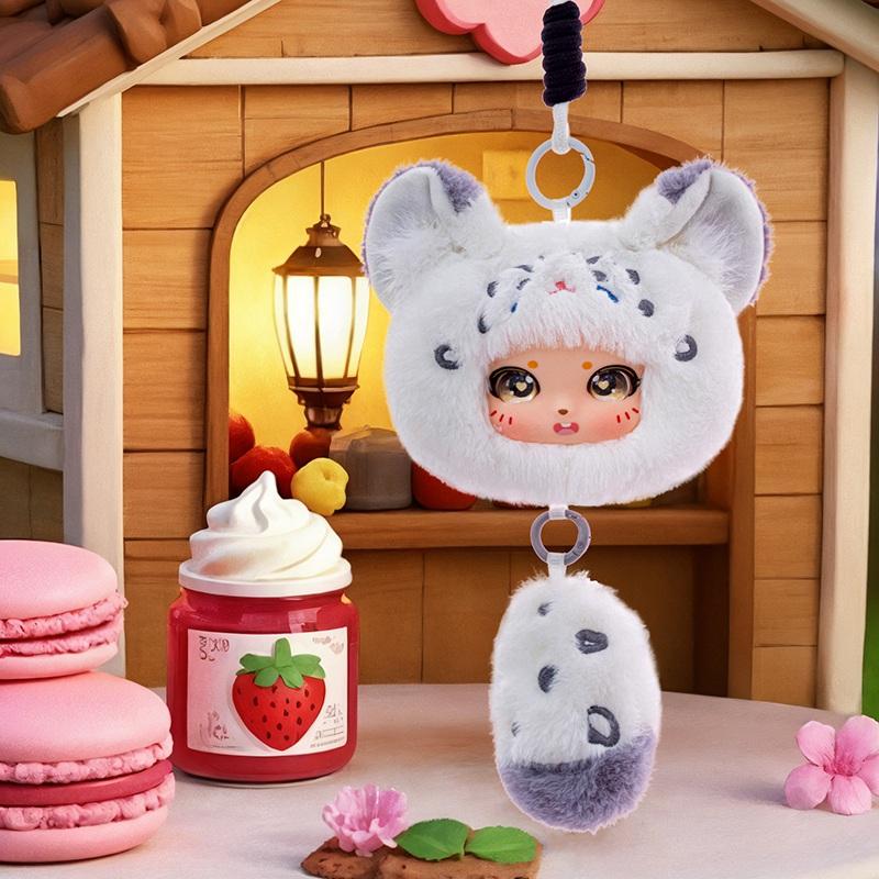 Cute Rubber Animal Doll Pendant (Rabbit/Lamb/Squirrel/Fox/Monkey/Tiger/Leopard) Companion Doll Is The Best Holiday Gift