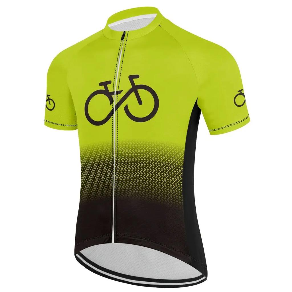 Men 2024 Cycling Jersey  Bike Top MTB Bicycle Shirt Mountain Riding Clothing Short Sleeve Cyclist Biking Quick Dry Breathable
