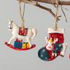 Christmas Socks Elk Horse Tree Decoration Pendants Hanging Ornaments Crafts Gifts Xmas 2025 New Year Party Wedding Decor Gifts