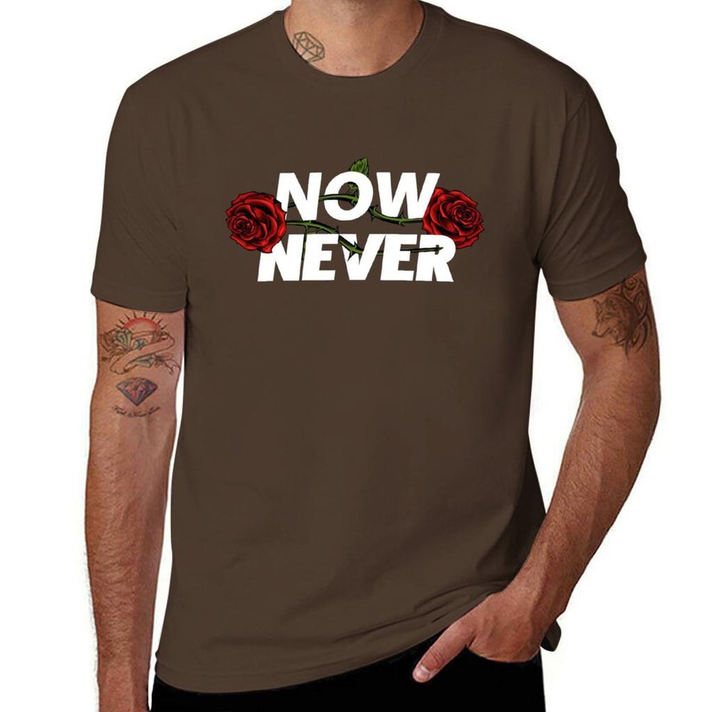 Vintage Colby Brock Merch Now or Never Tshirt Short sleeve tee kawaii clothes quickdrying black t shirts for men