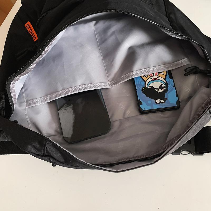 Pánská crossbody taška 2024 Nová móda Velká kapacita Ledvinka přes rameno Batoh Brašna Chlapecká prsní taška