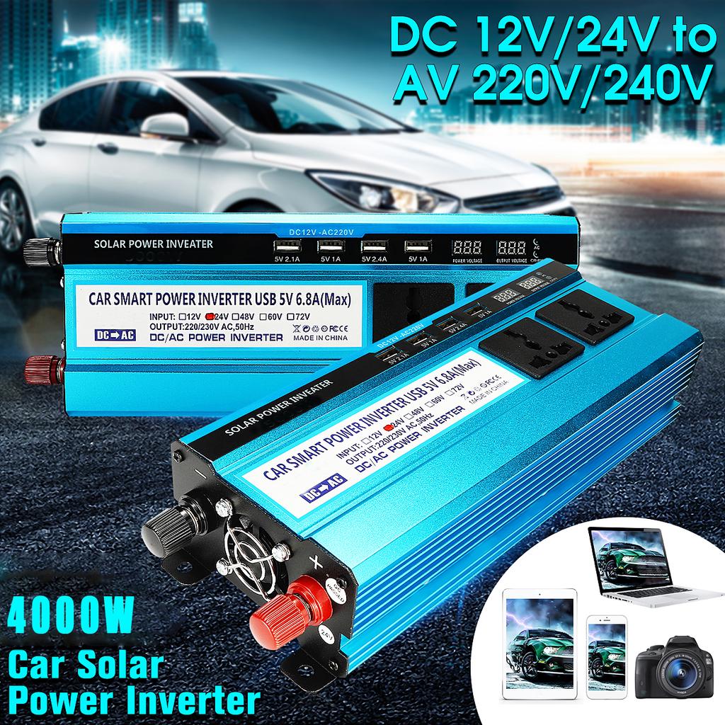 Wechselrichter 12v wechselrichter 230v,1500W DC 12V zu AC 230V Auto Wechselrichter Konverter Dual USB Charger Adapter