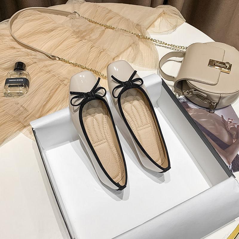 

Туфли на плоской подошве детские 2025 новые туфли Дуду женские интернет-знаменитость одинарные туфли женские универсальные темпераментные рабочие туфли мягкая подошва свадебные туфли 34 абрикосовый