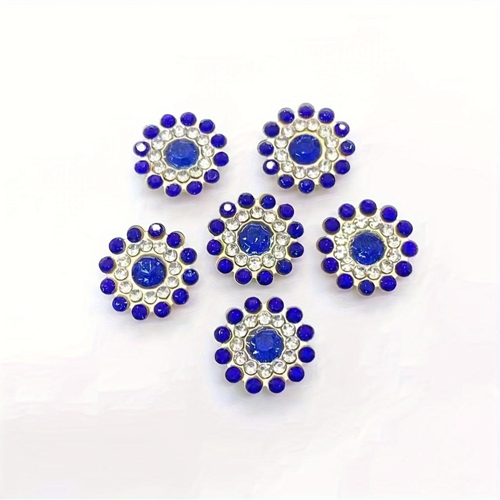 150pcs 3 Colors Sunflower Glass Rhinestone Patch, Sewn-on Appliqué, Gold Base, DIY Bag/bag/flower Button Clothing Maker