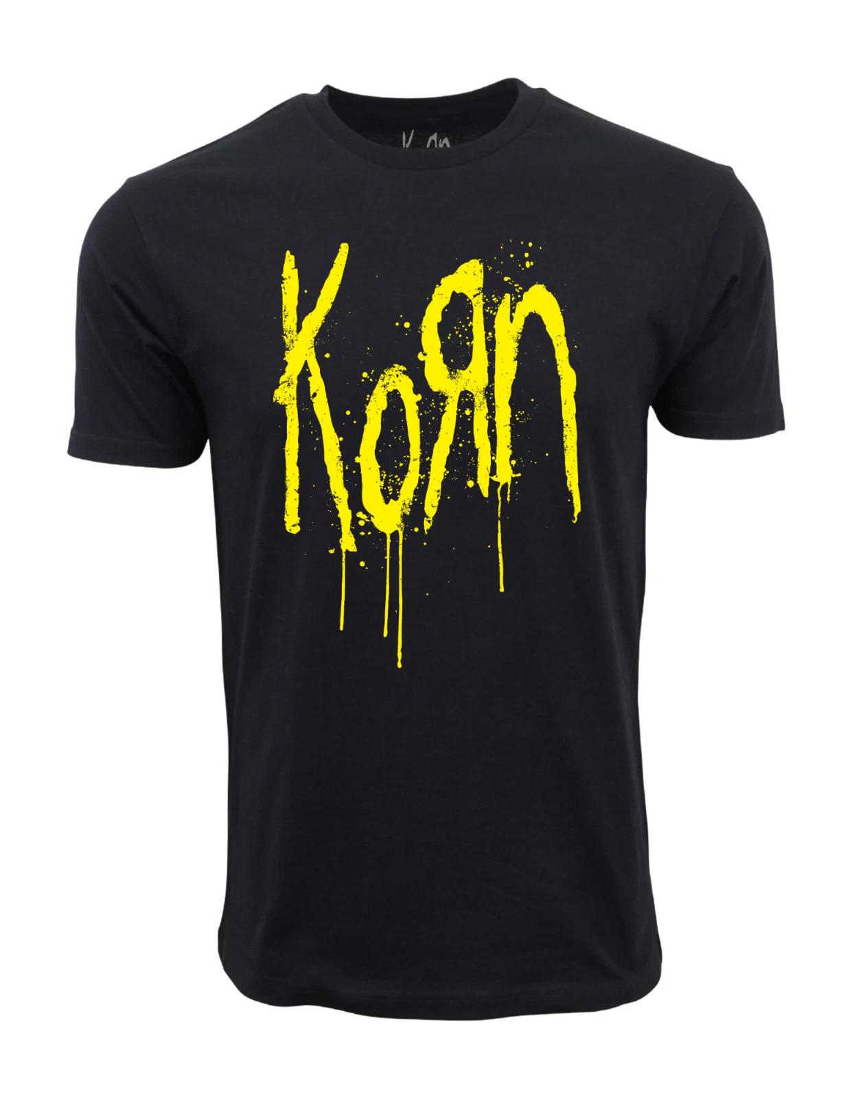 Unisex Adult Casual Music KORN BAND MUSIC DRIO LOGO GRAPHIC T SHIRT... M