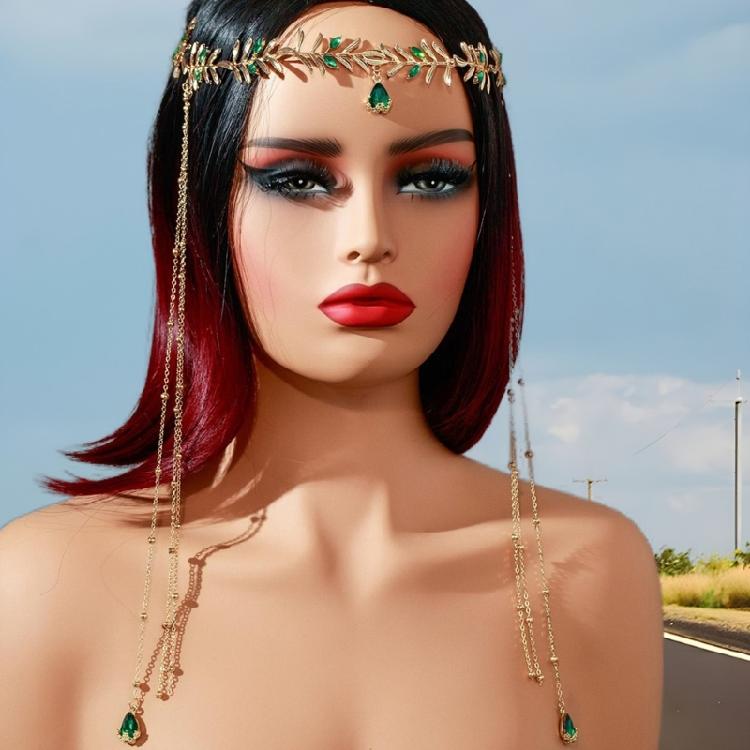 Women Mask Headpiece With Detachable Fringe Design Lightweight Comfortable For Bridal Parties And Performers
