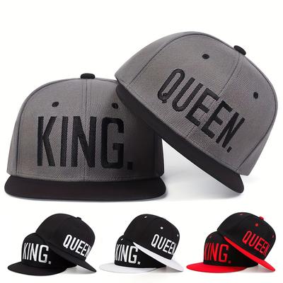 Hip Hop Fashion Baseball Cap King Queen Stickerei Snapback Hüte Verstellbare Sport Freizeit Caps Männer Frauen Outdoor Sonnenhüte
