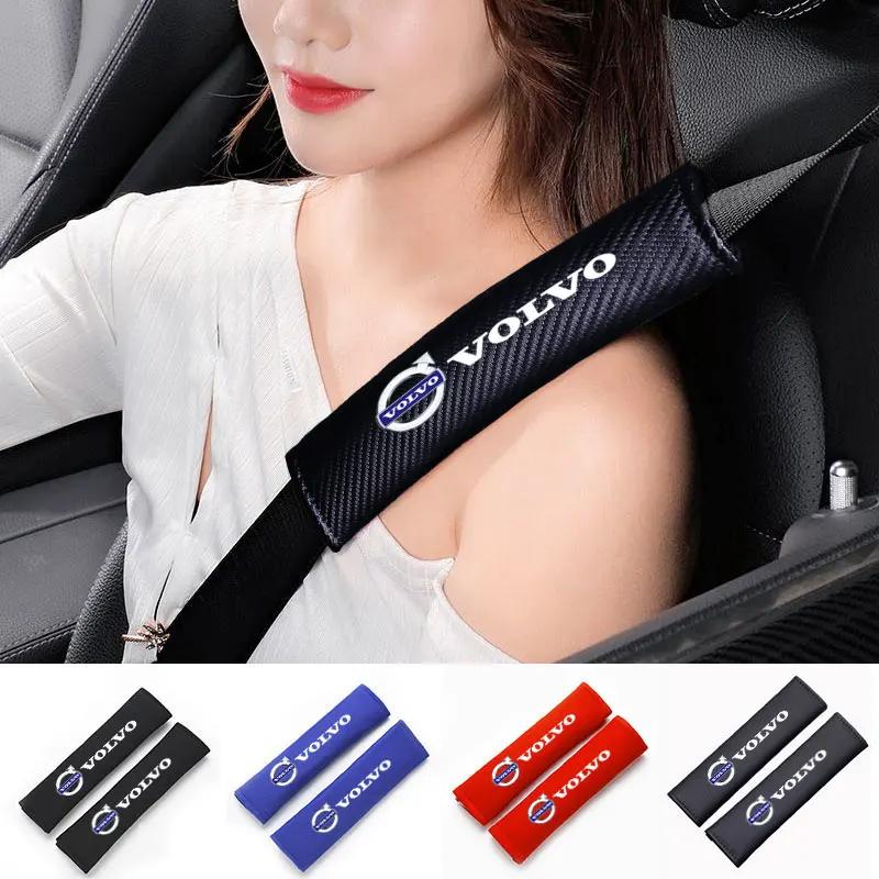 Copri Cintura di Sicurezza per Auto Spallina Comoda Copri Spalla per Sedile Auto per Volvo S60 S90 XC40 XC60 V90 S40 S80L Accessori Auto
