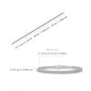 Sterling Moissanite Bracelet Women Geometric Design Fashion OL Style Adjustable Length