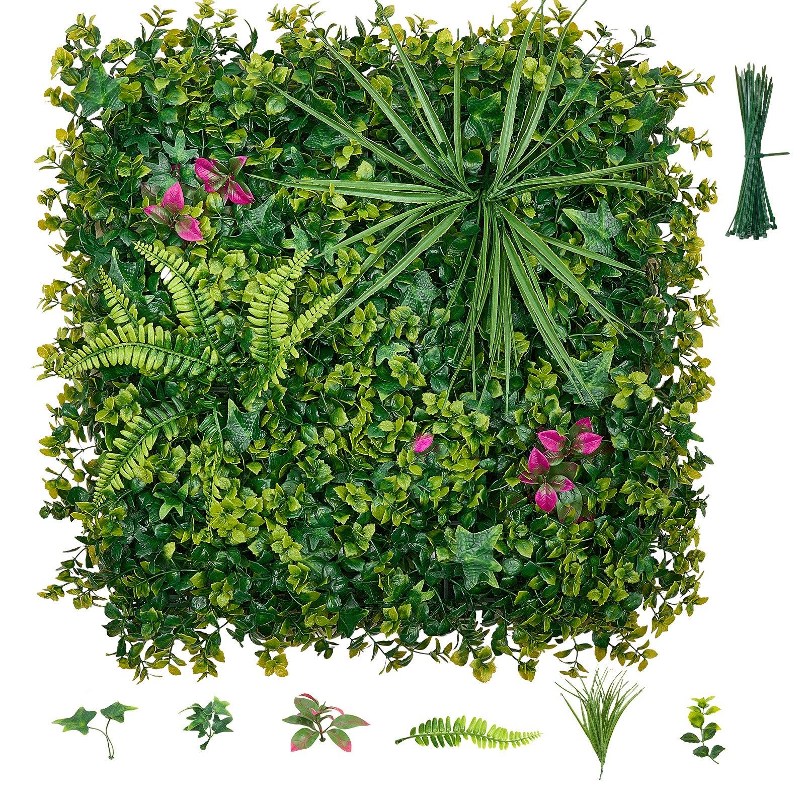 VEVOR Artificial Plant Wall, 12PCS 50
