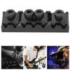 E-Gitarre Locking Nut für 7-Saiter Double Rocking Musikinstrument Zubehör Schwarz