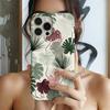 Hot-selling Retro Mori Tropical Palm Turtle Bamboo Mobile Phone Case Is Suitable for Apple's Full Range of Matte Film Shell