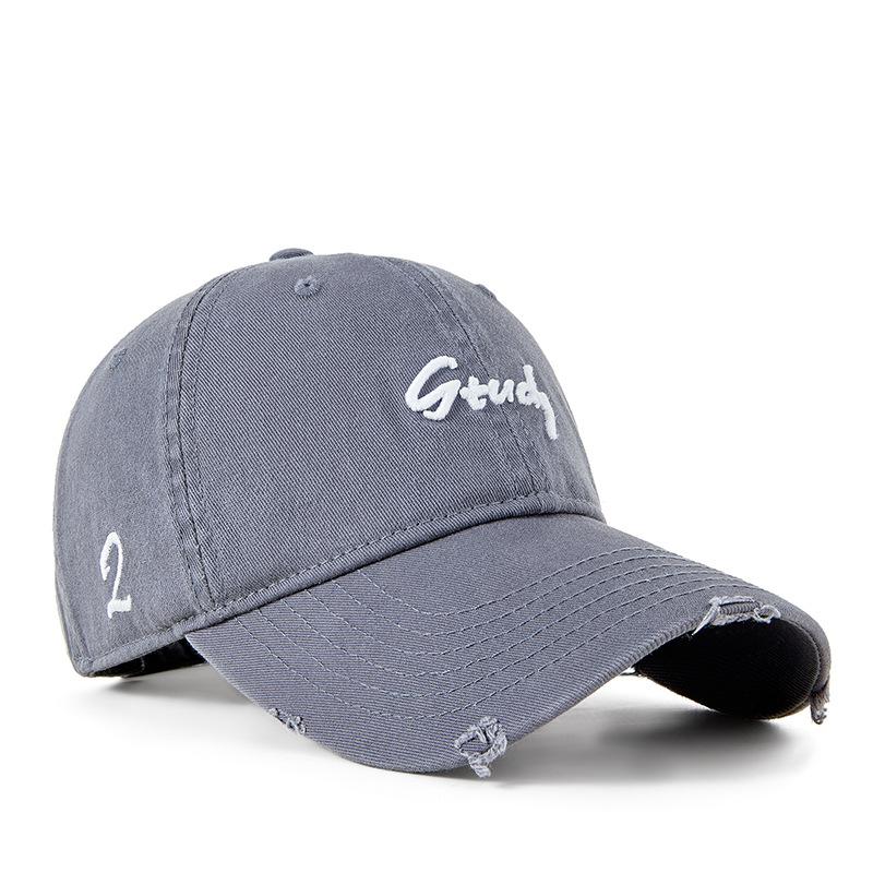 Новая бейсбольная кепка с вымытыми буквами и отверстиями — фото 10