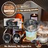 Electric Whiskey Smoker Kit With Light Modes, No Butane Needed, Rechargeable Cocktail Smoker Kit with LED Display & 6 Wood Chips, Old Fashioned Smoker