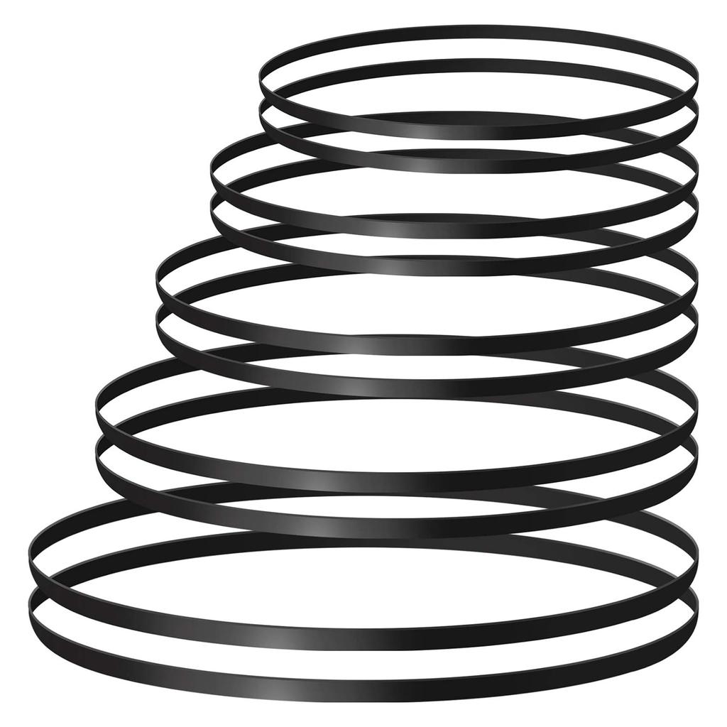 Pack of 10 Turntable Drive Belts Rubber Replacement Bands Record Players Belts Record Player Maintenance Set for Player