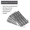 10/12Sheet Letter Stickers Labels Self Adhesive Vinyl Alphabet Sticker for Classroom Organization Sign Door Address Cards Cups