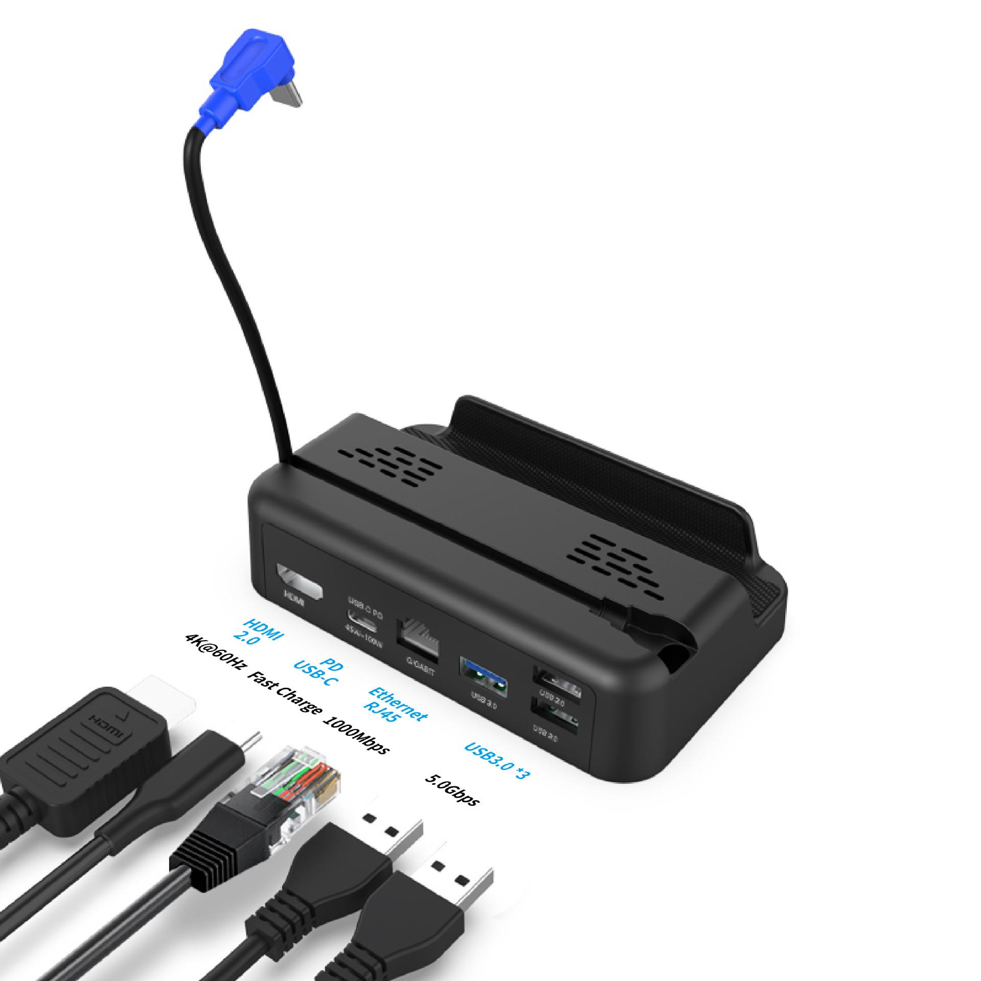 

PGTECH Multifunctional Hub Adapter Compatible with Steam Deck Docking Station
