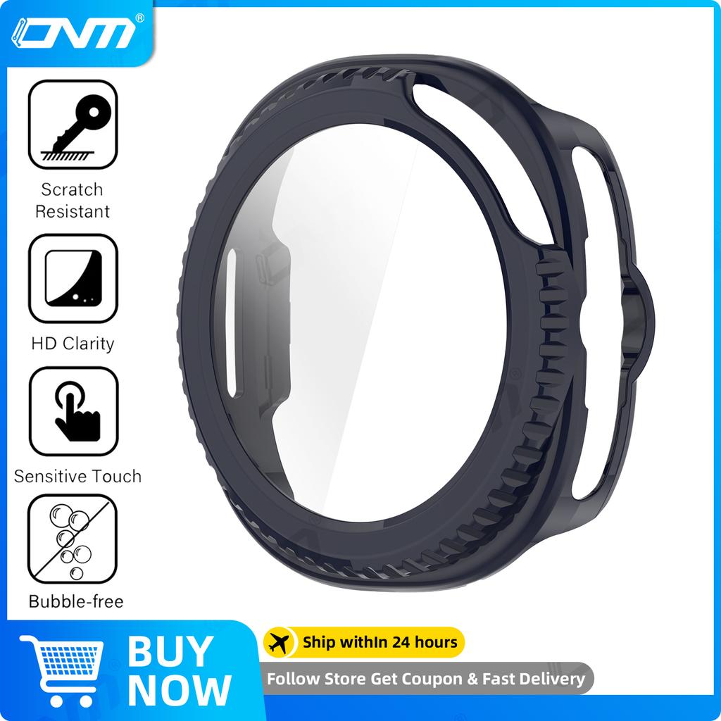 Sklo+Pouzdro pro Samsung Galaxy Watch 8 Classic 40mm 44mm Tvrzené sklo Ochranná fólie na displej & Tvrdý PC Ochranný nárazník Příslušenství