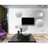 3D-Tapete, abstrakter Tunnel, Raum, polyedrische Kugel, 3D-Hintergrund, Wandbild für Wohnzimmer, Schlafzimmer