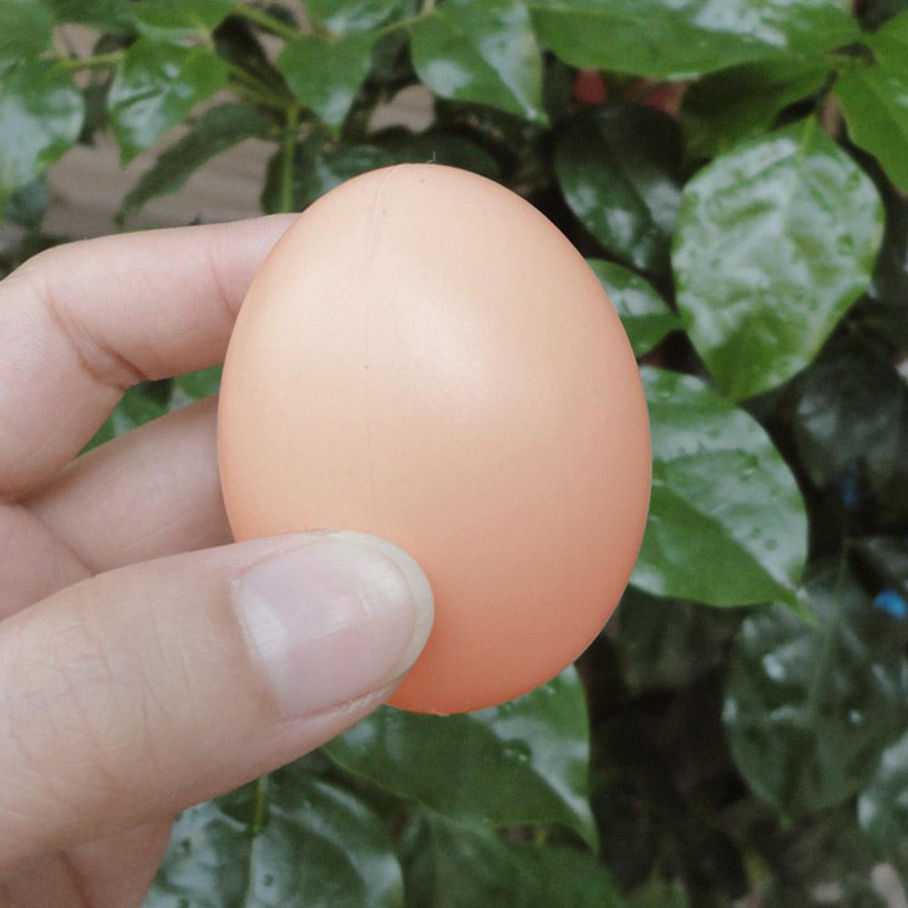 Plastic Eggs Chicken House Small Fake Eggs Simulation Graffiti Eggs Dummy Egg Hen Poultry Chicken Prank Eggs Nest Egg Painting