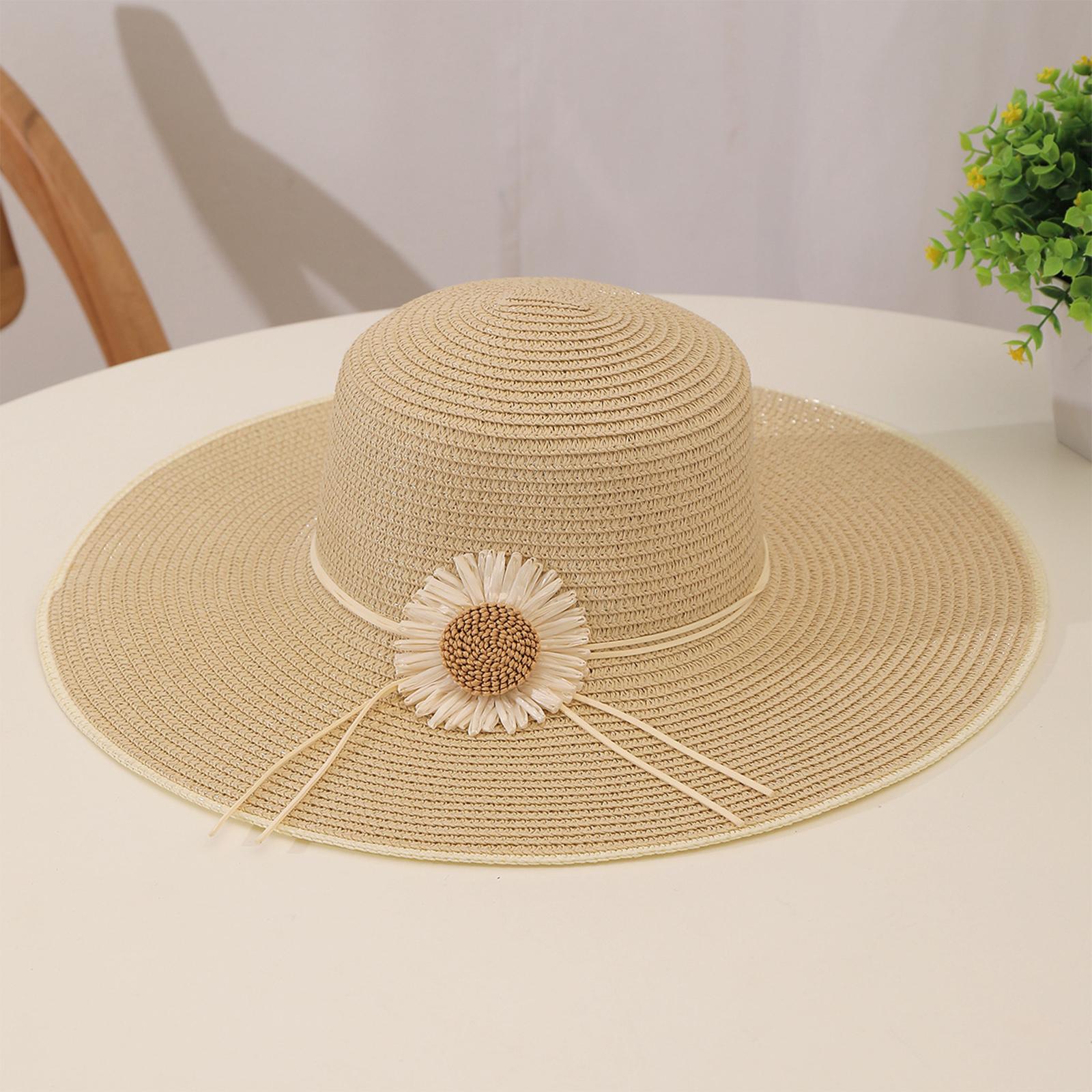 

Женская модная складная пляжная шляпа от солнца One Size бежевый