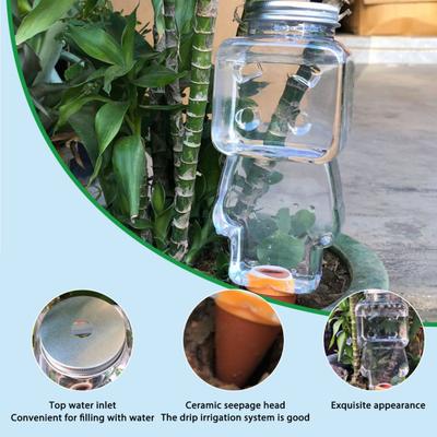 Robot Arroseur Automatique Design Ampoule d'Arrosage pour Plantes avec Pique en Terre Cuite Pique d'Arrosage Automatique pour Plantes d'Intérieur Irrigation pendant les Vacances